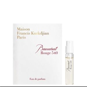 baccarat rouge 540 sample